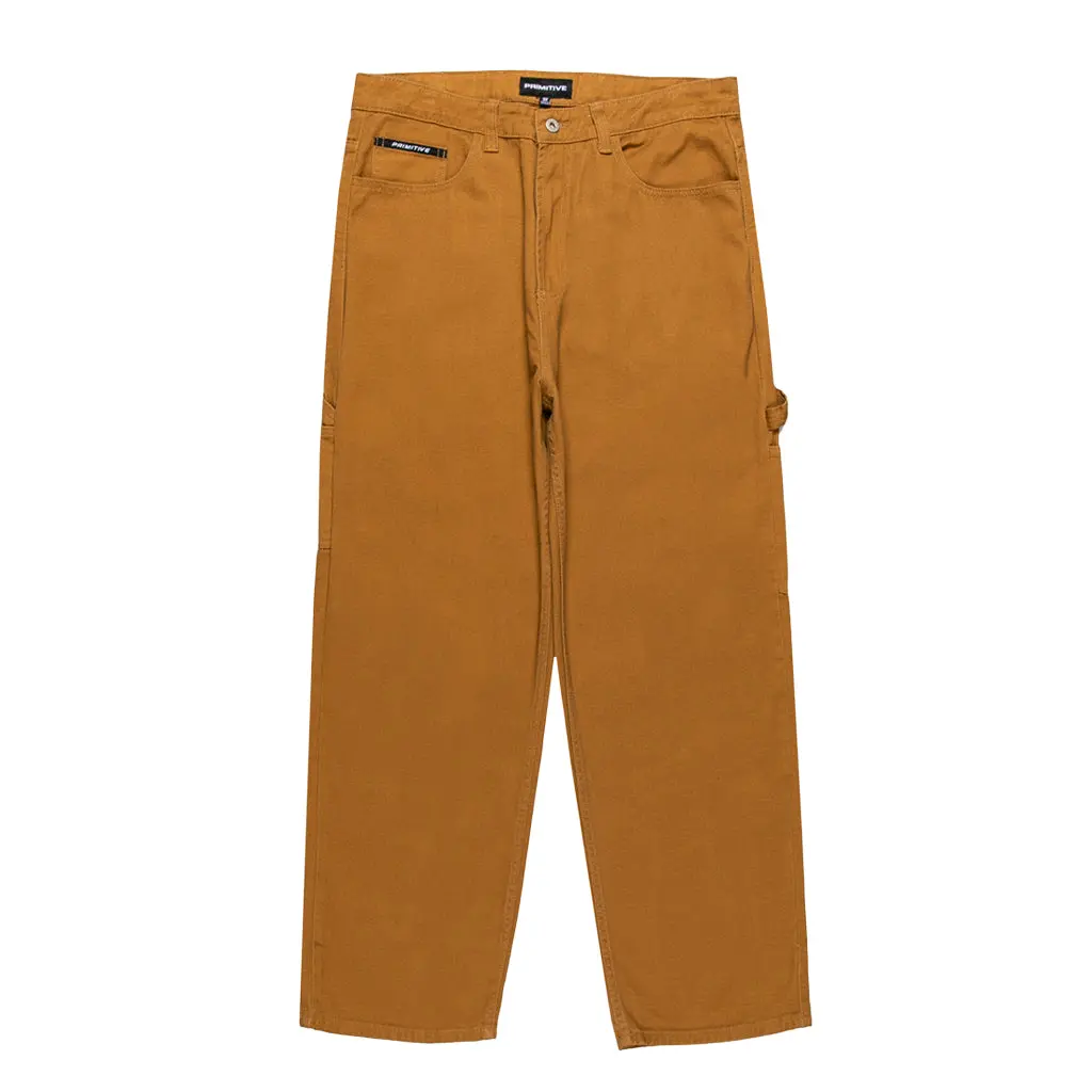 Primitive Skateboarding Men's Canvas Carpenter Chino Pants - Menswear, Alternative Fashion Style, Chino Design, Chino Men's Pants