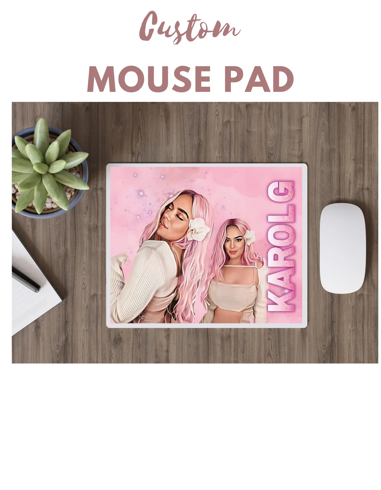Personalized mouse pad