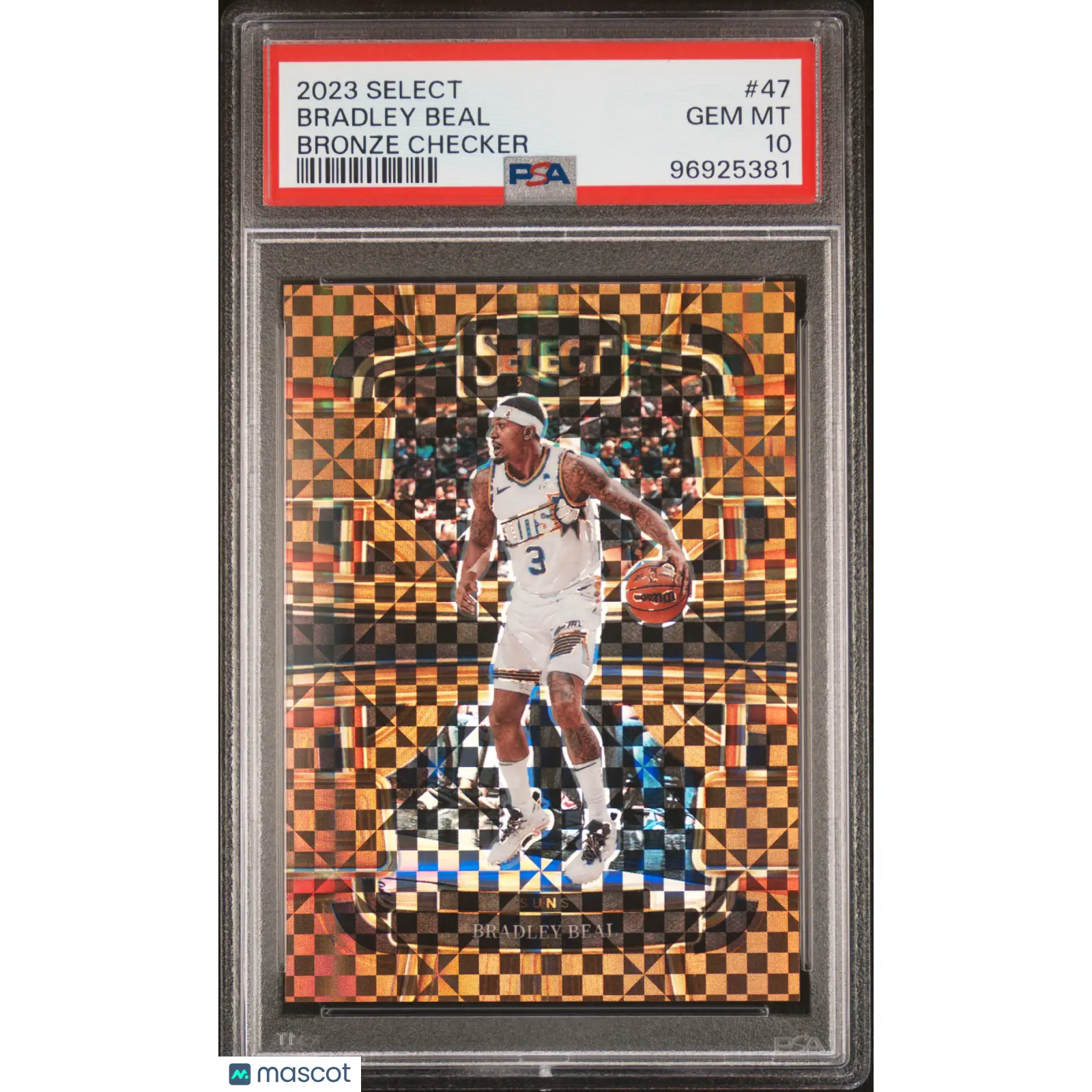 Bradley Beal PSA 2023 Panini Select /49 #47 10