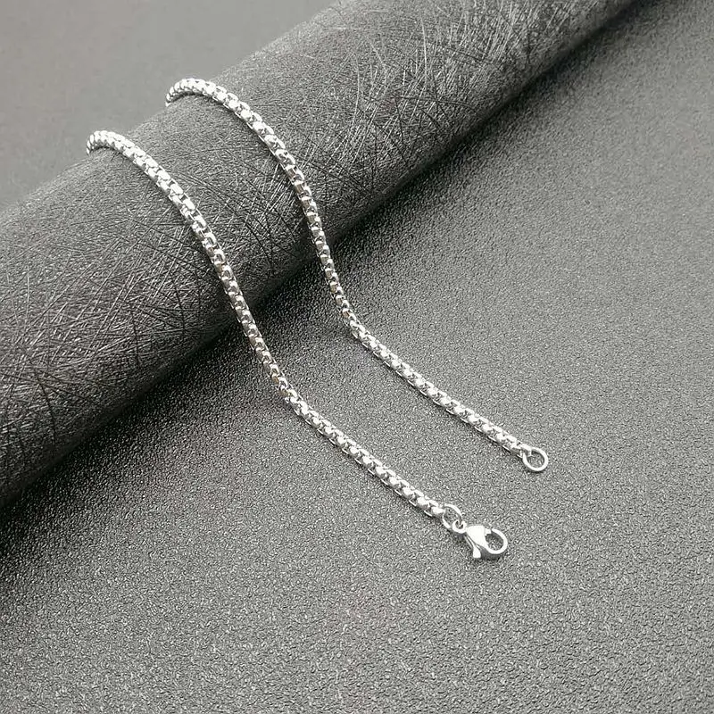 Silver 3mm * 70cm chain
