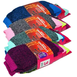 6/12 Pairs Womens Winter Warm Work Thermal Heated Heavy Duty Boots Socks Size 9-11 Mens  Size 10-13 Menswear Long