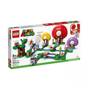 LEGO 71368 Toad Treasure Hunt Expansion Set can be used to build games and is a toy gift suitable for children aged 8 and above