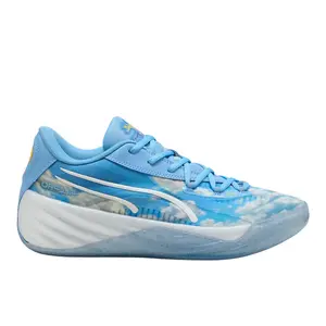 PUMA Mens All-Pro Nitro Dennis Schroder Basketball Sneakers Shoes - Blue