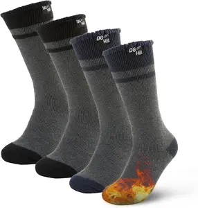 DG Hill Winter Thermal Socks - Warm Sock for Men Women Cold Weather - Insulated Heated Socks Thick Snow Sock
