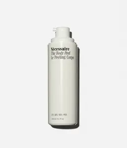 Nécessaire The Body Peel. Resurfacing Serum for KP, Ingrowns, Strawberry Skin and Discoloration. 10% AHA, 1% BHA, 1% PHA, Peeling Peptide. Dermatologist-Tested. Hypoallergenic. Non-Comedogenic. 150ml