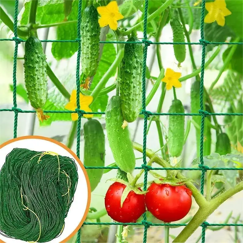Plant Climbing Net, 1 Count Garden Hanging Net, Summer Essentials Horticultural Net for Tomato, Cucumber, Vegetable, Flower, Fruit