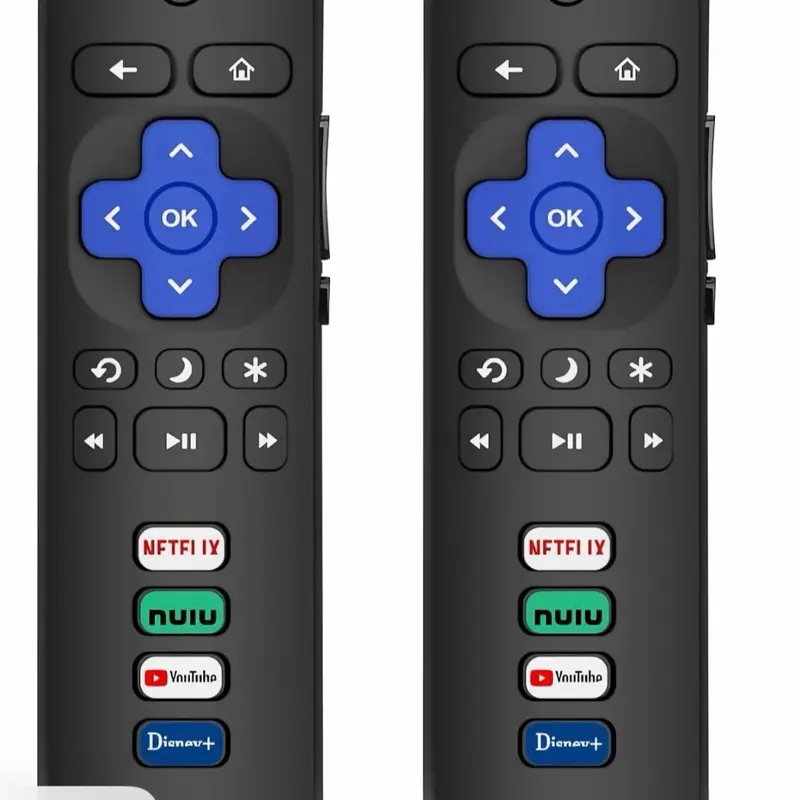 2 Pack Replacement Remote Controls for Roku TV, Compatible with TCL/Hisense/Sharp/Philips/Onn/Elem