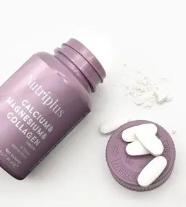 Nutriplus Calcium Magnesium Plus with Type II Collagen – Daily Mineral Supplement for Bone & Wellness Support