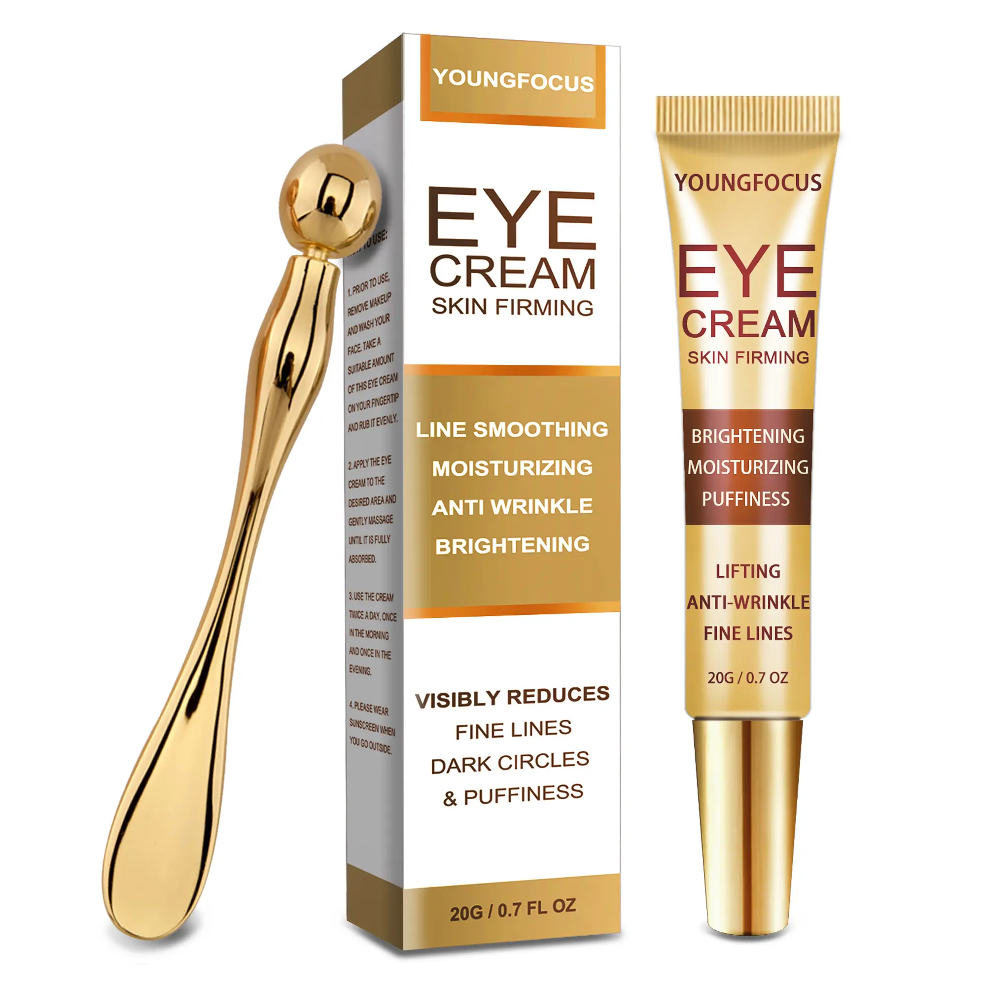 Retinol Eye Cream for Dark Circles and Puffiness, Anti Aging Eye Cream with Hyaluronic Acid and Collagen, in 2 Weeks, Lightweight Eye Cream Gel to Smooth Fine Lines and Hydrate Eye Area Cleansing Gift Radiance Soothing Skin Care Comfort firming eyecream