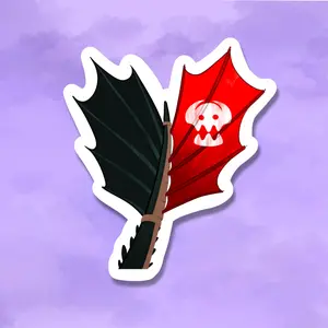 Toothless Tail Sticker