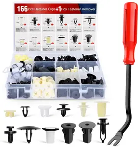Nilight 166 Pcs Car Retainer Clips &Screw Grommets - 12 Most Popular Sizes & Applications for GM Toyota Honda Nissan Mazda - with Fastener Remover Vehicle Replacement Automotive Accessories  dealsforyoudays