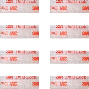 8 count (4 Sets) EZ Pass Mounting Strips with Adhesive for EZ Pass/iPass Illinois/Sunpass  Windshield Toll Transponder Holders Dual Lock Sticky Replacement Double Sided Tape Sticker