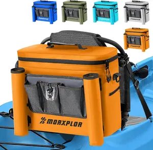 Kayak Cooler,Waterproof Kayak Seat Back Cooler for Kayaking,Kayak Accessories Cooler Bag,Protable Ice Chest,Beach Cooler,Travel Cooler for Camping or Lunch Bag