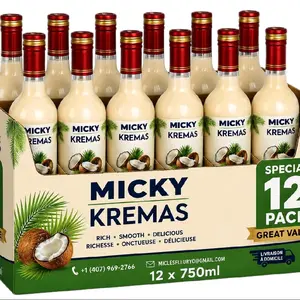 Micky Kokoye Special Kremas, 12-Pack 750ML Plant-Based Gluten-Free Snack