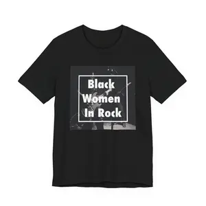 Black Women In Rock Logo Unisex Jersey Short Sleeve Tee