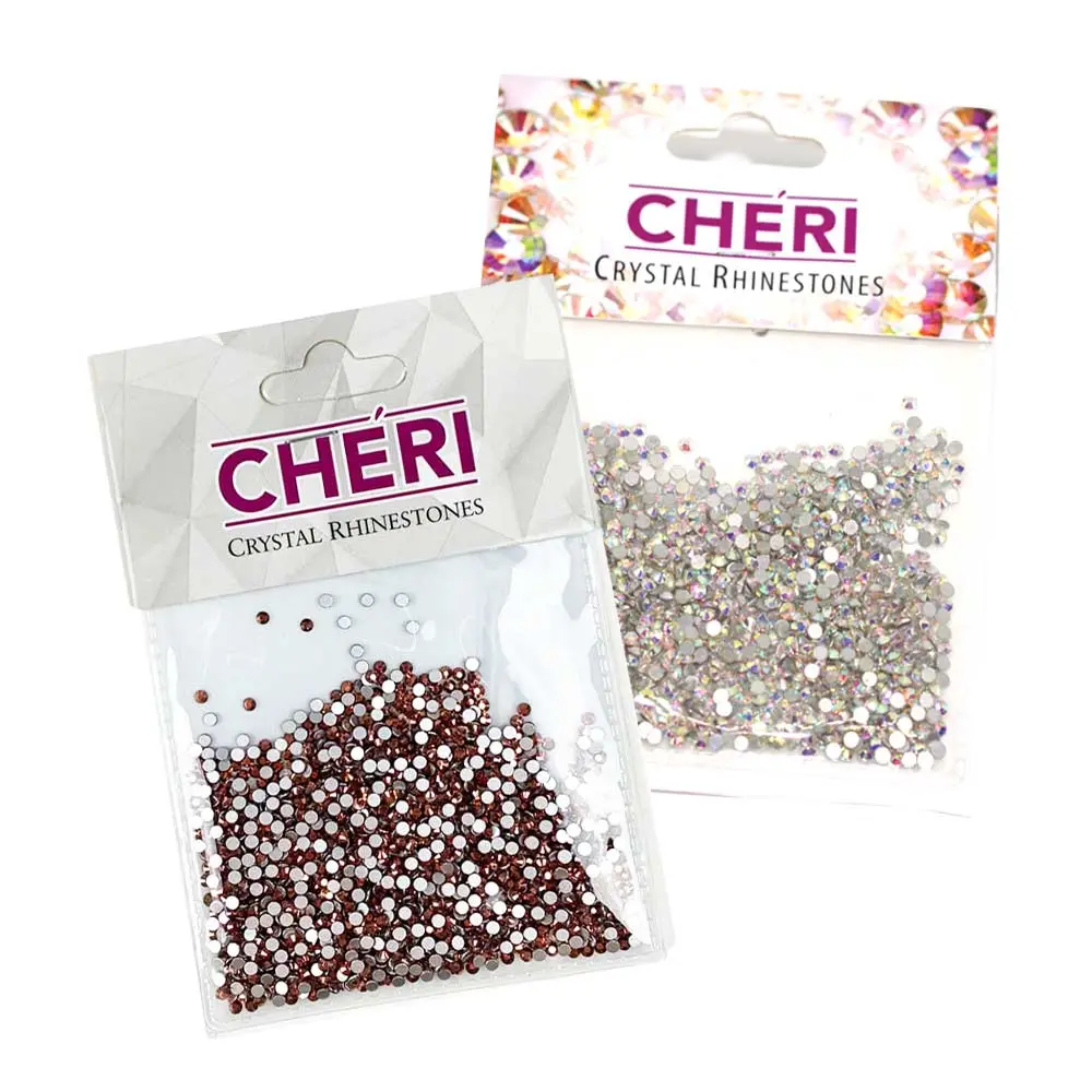 CHERI Crystal Rhinestones - Crystal AB + Rose Gold SS8 Bundle