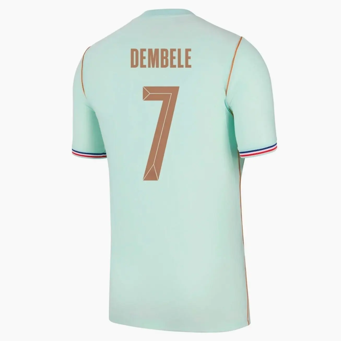 Unisex Soccer Mens Athletic Short Sleeve Football Shirt Sports Fan Training Top Breathable Lightweight Casual Streetwear Dembele 2026 Home Stadium Replica Jersey - Blue