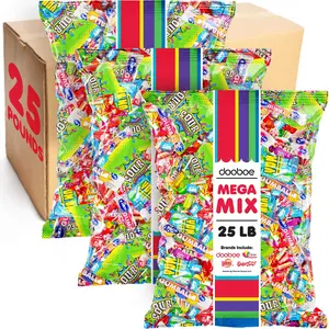 Dooboe Bulk Candy Wholesale - 25 Pounds - Individually Wrapped Candies for Schools, Teachers Rewards - Candy for Offices, Parade Throws