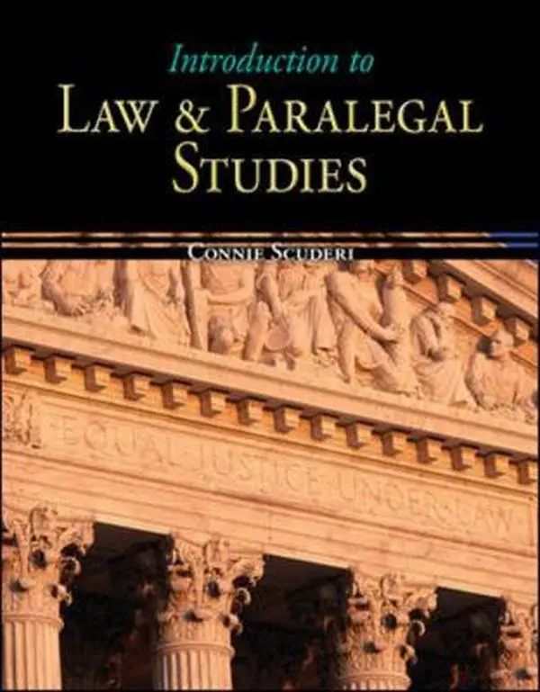 USED-Introduction to Law & Paralegal Studies by Connie Scuderi (Hardcover)