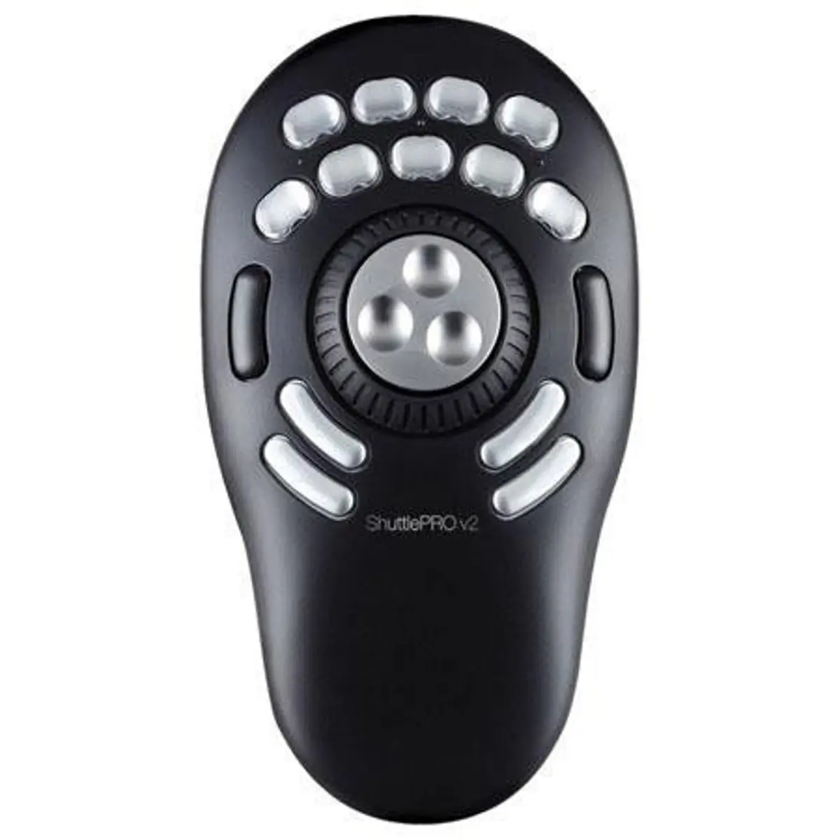 Contour Design Shuttle Pro Version 2.0, Multi-button Jog & Shuttle Control, for Mac & Windows. Black