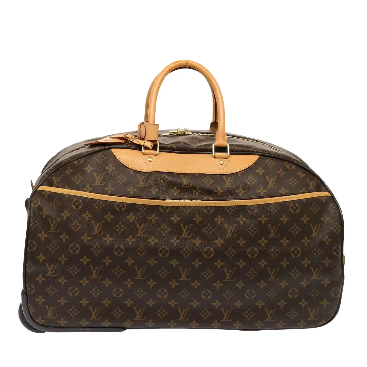 Pre-owned Louis Vuitton Canvas Luggage Monogram Eole Brown Travel Bag