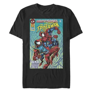 Men's Marvel Spider-Man Comic Clone Fight T-Shirt
