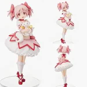 Anime Magikano 18cm Puella Magi Madoka Magica Figure PVC Model Doll Desktop Decoration Action Figurine Collecting ToysGifts