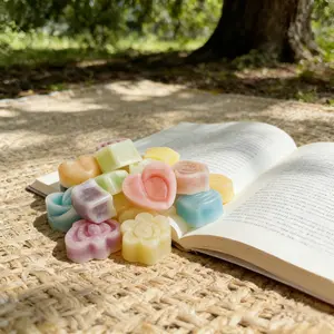 Trendy Chewable Wax Candy, 3.5 oz – 10-15 Pcs Retro Style Mini Drinks, Assorted Jelly Fruit Flavors, Dessert Gift Box