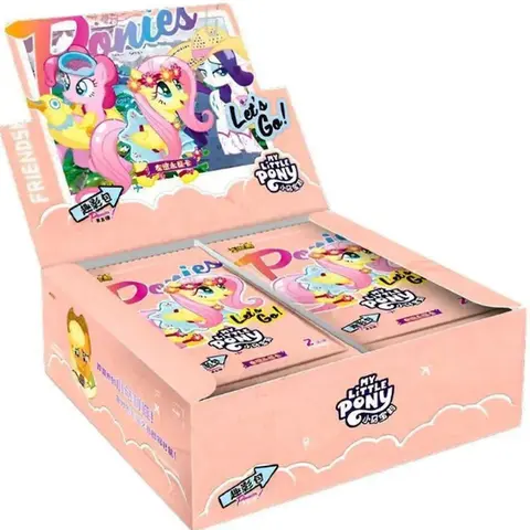 Official My Little Pony Kayou Shadow 5 Fluttershy Sealed TCG Set, 10 TCG Packs Trade Card Box for Pull Collectible Cards [Chinese]