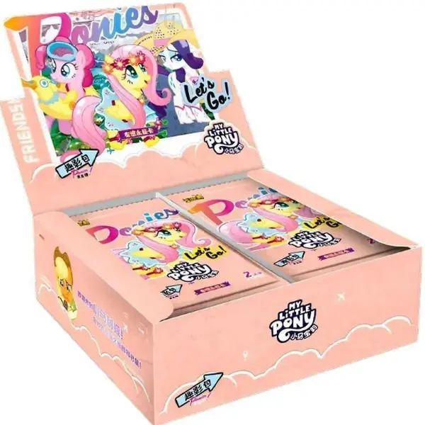 Official My Little Pony Kayou Shadow 5 Fluttershy Sealed TCG Set, 10 TCG Packs Trade Card Box for Pull Collectible Cards [Chinese]
