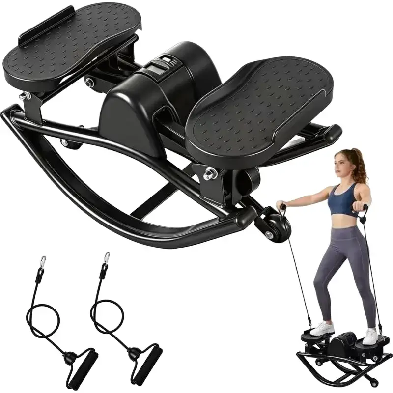 Compact Mini Stepper with Resistance Bands Compact Mini Stepper with Resistance Bands