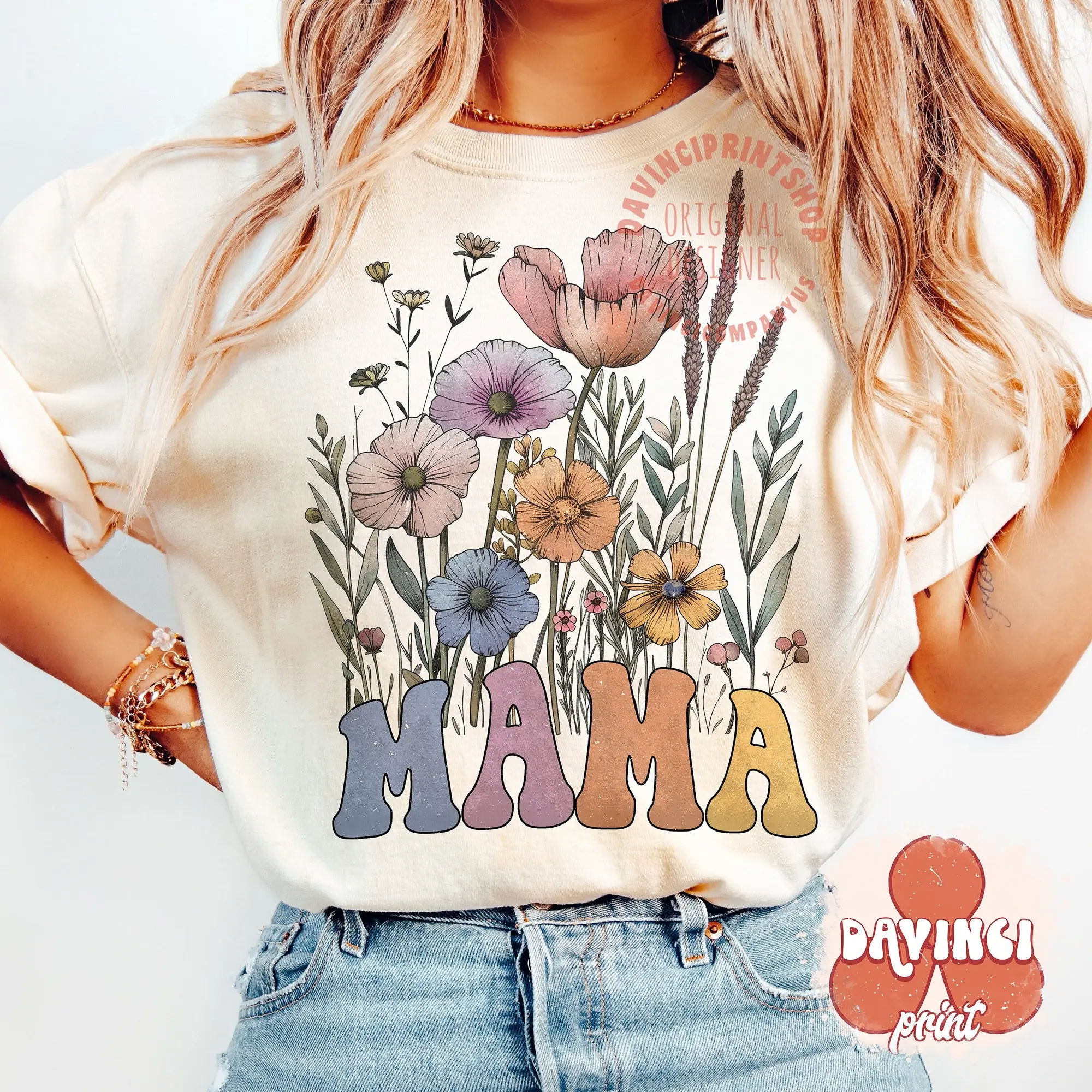 Wildflower Mama Sublimation Shirt, Floral Boho Designs, Shirt For Mama, Mother&39;S Day Shirt, Mama Sublimation Shirt, Spring Shirt, Digital Download 45735 951