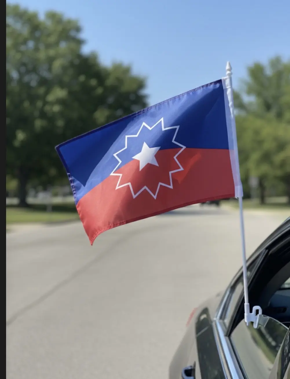 Juneteenth Car Window Flag