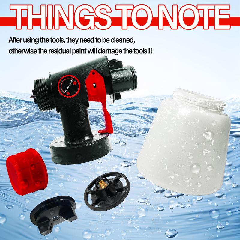 Cordless Paint Sprayer for Milwaukee M18 18V Battery,Airless Electric HVLP Spray Paint Gun Tools for House Painting/Home Interior and Exterior/Wood/Walls/Furniture/Fence/Door(No Battery) Portable Garden