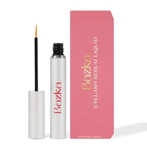 Bazka Pro Eyelash Growth Serum to achieve Thicker, Longer and Fuller lashes naturally. Eyelash Enhancer.Twice per day (3.5mL), Clear