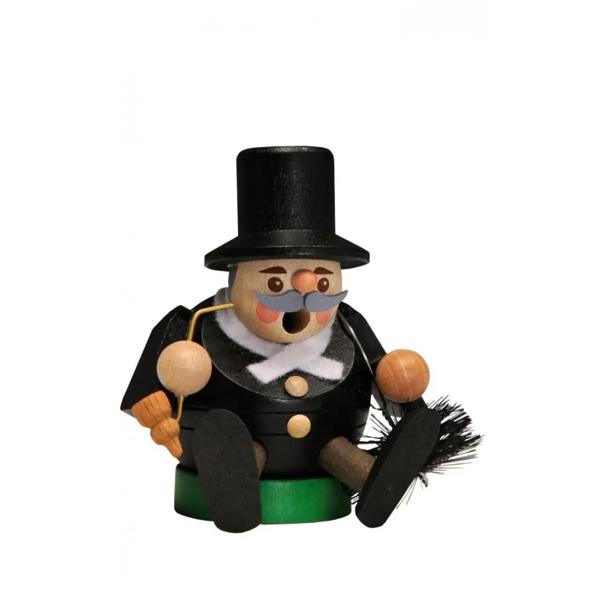 Alexander Taron 26704 Richard Glaesser Christmas Incense Burner - Mini Chimney Sweep for Aroma & Fragrance Diffusion