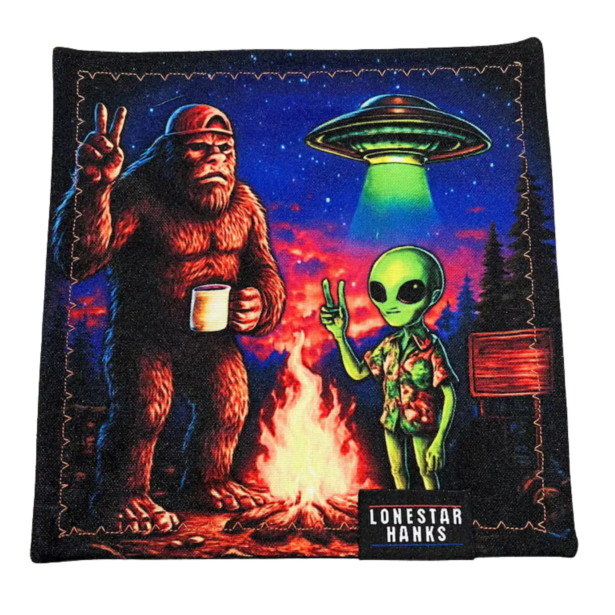 Bigfoot & Alien EDC Microfiber Hank