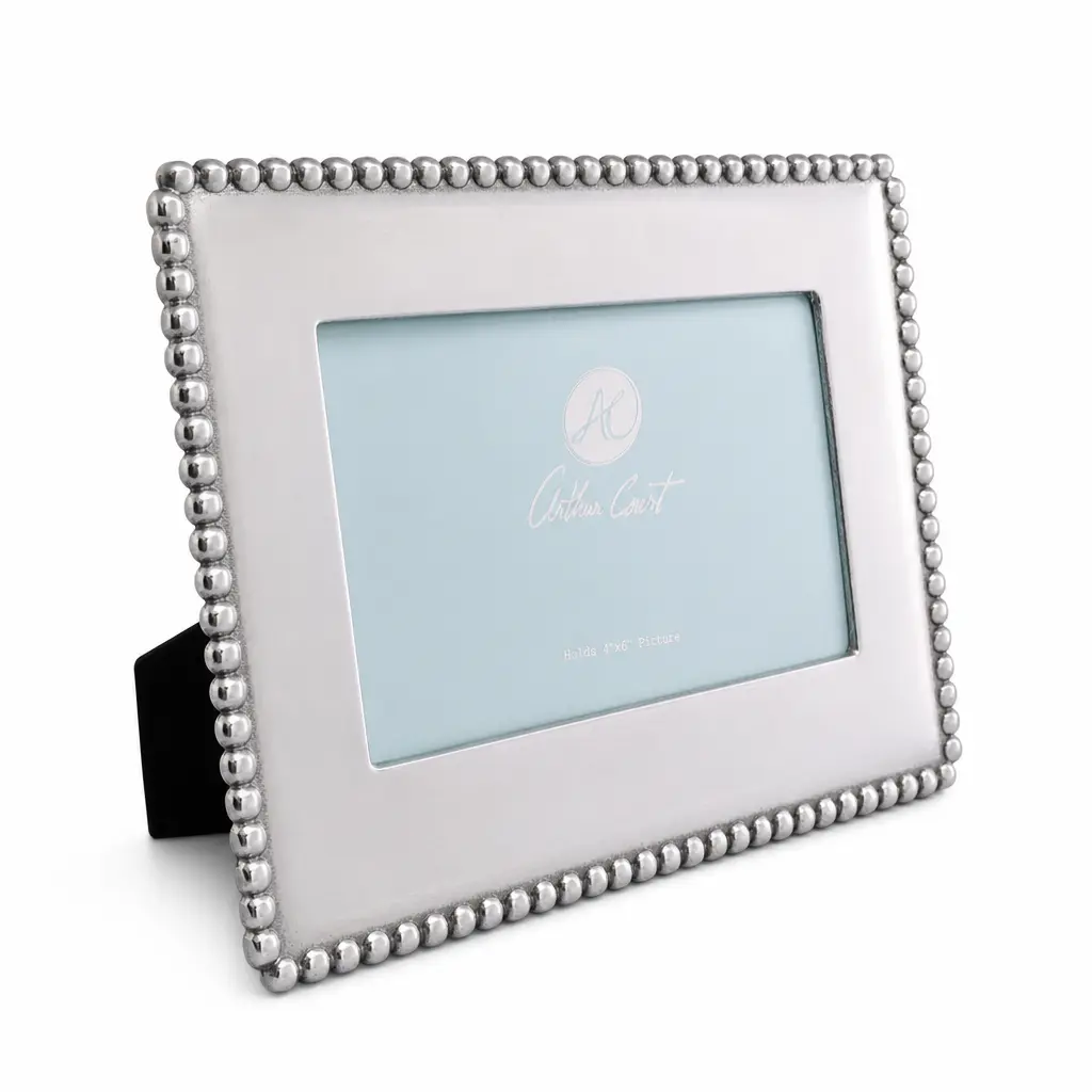 Engravable Beaded Photo Frame 4x6