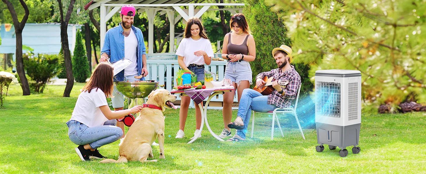 [FLASH SALE] ROVSUN 5.2 Gal Portable Evaporative Air Cooler with Remote Control