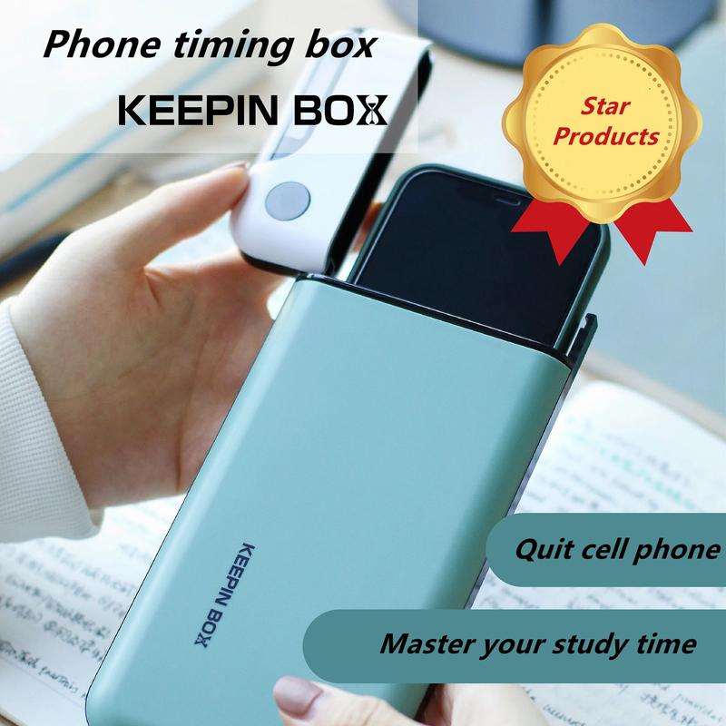 Portable Phone Timer Lock Box Self-Control Timer Locker for Smart Mobile Phone Addiction Students Self-Discipline Timing Lock