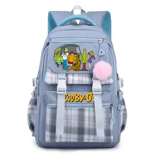 Viral TikTok Scooby-Doo Anime Backpack 2025! Full-Print Design + 17" Laptop Compartment  Waterproof & 3 Quick-Access Pockets for School/Con/Travel