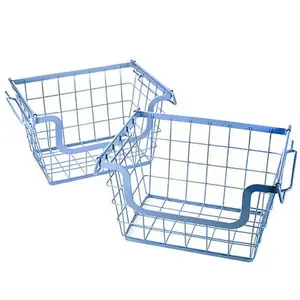 Origami 2-pack Metal Stacking Baskets