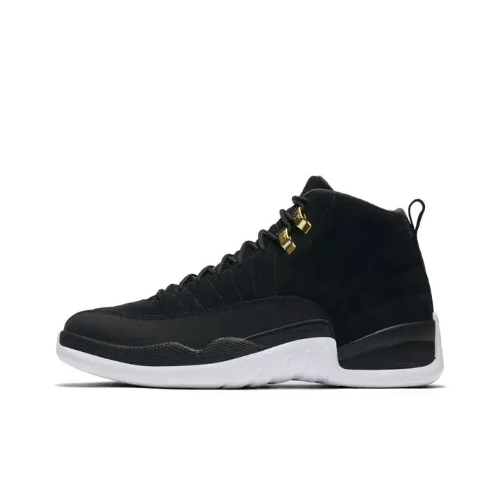 High top leather basketball sneakers black suede gold metal buckle white midsole upper viral daily ootd cushioned insole arch support wide fit travel walking lightweight non slip festival must have unisex breathable casual footwear daily