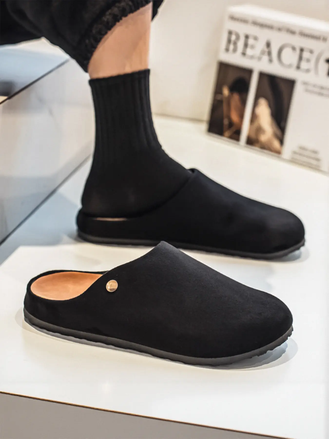 Men's Casual Breathable Sandals, Lightweight Design with Fashionable Look, Home and Outdoor Wear, Low Top, Round Toe, Lace Up, Footwear