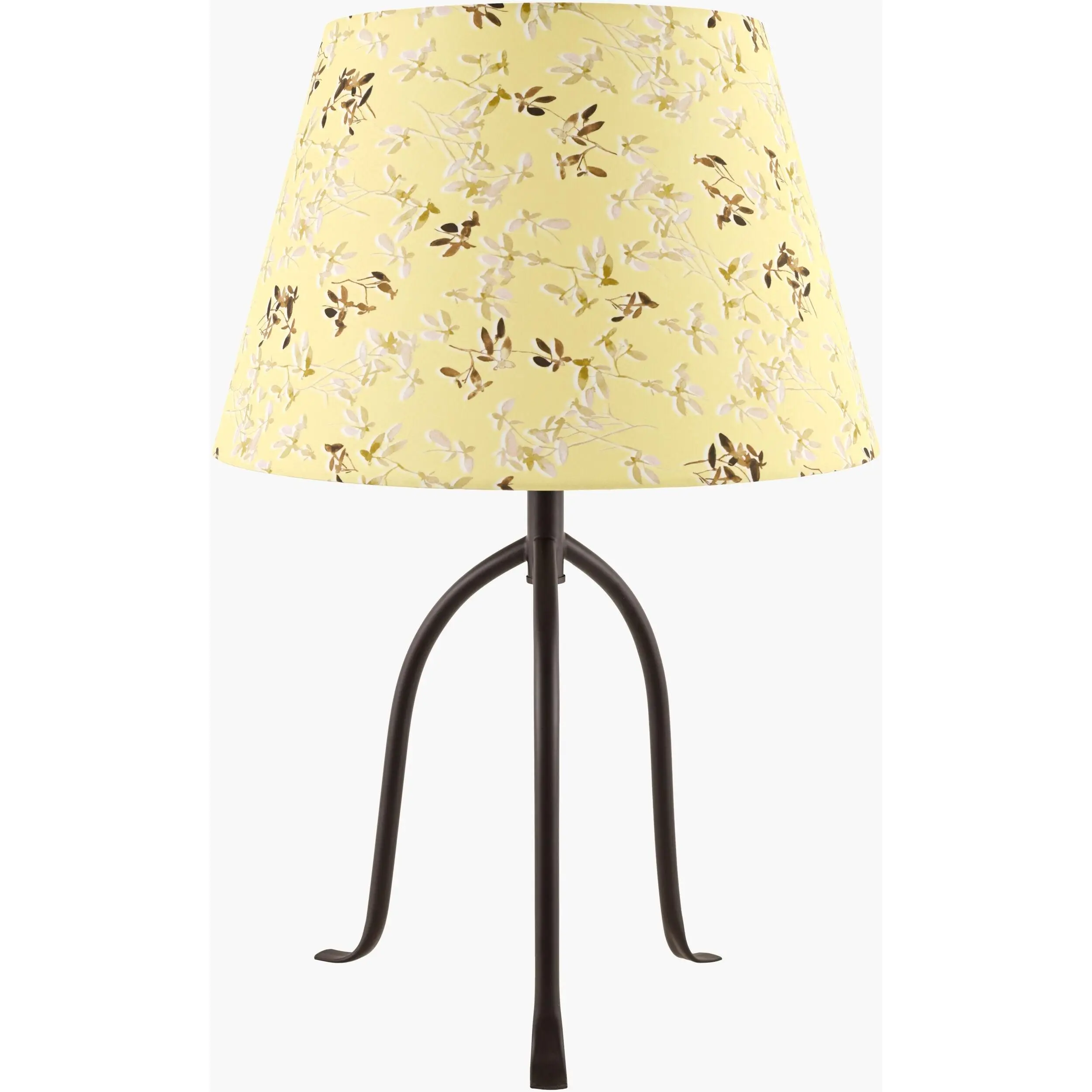 Warm Tan Traditional Table Lamp with linen details for bedside or console tables