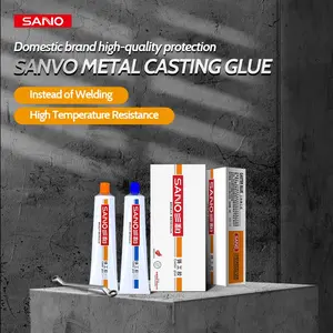 Strong Casting Glue Set, Metal Repair Adhesive 100g, High Strength, Waterproof, Shockproof, Heat Resistant, for Water Tanks, Pumps, Engines