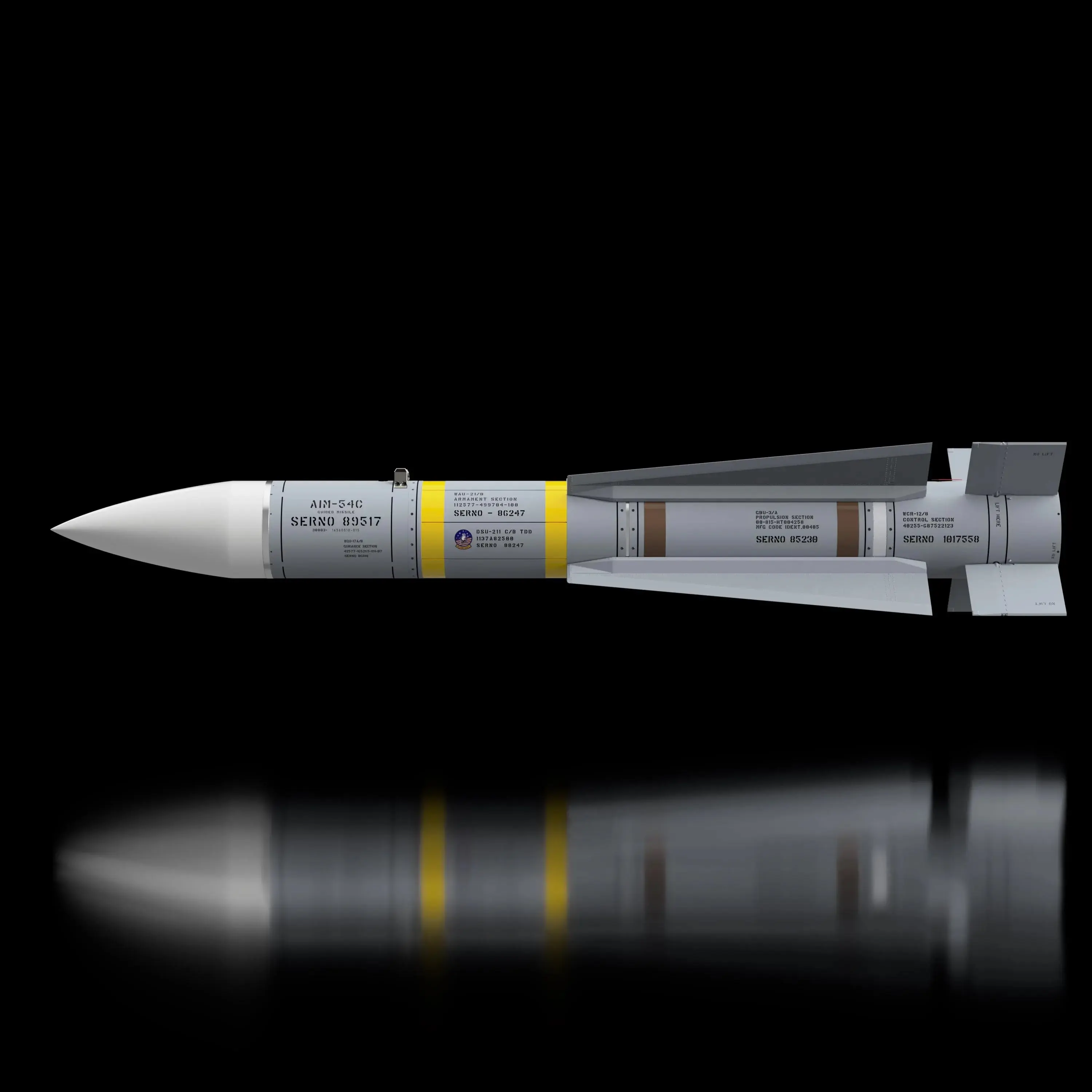 AIM-54C Inert Replica 1:1 Size (Scalable)