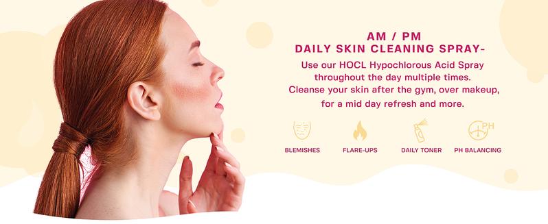 Base Laboratories Hypochlorous Acid Spray & Wipes Bundle - 75 Wipes & 8oz Spray for Acne Eczema Piercings & Irritations Fast Relief for Daily Use