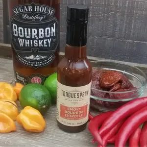 Tonguespank Smoky Bourbon Hot Sauce Flavor Spicy