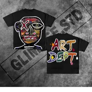 Y2K Graphic Art Dept Personalize Printed Oversized Tshirt